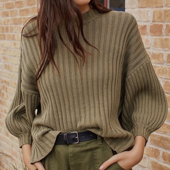 Urban Outfitters Sweaters - Urban Outfitters Lou Mock Neck Pullover Jumper